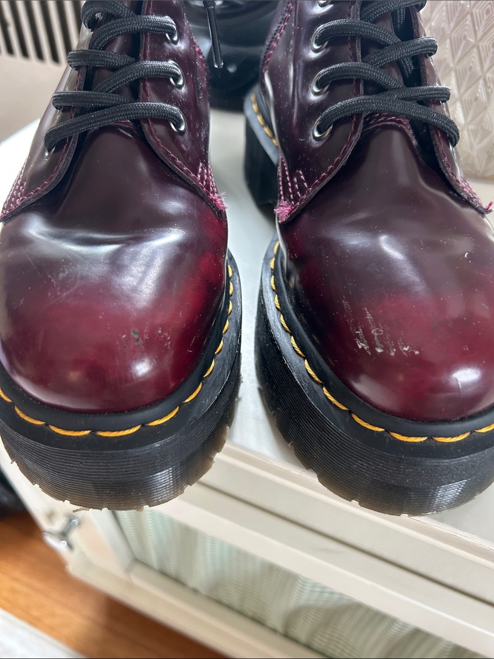 🔥 STUNNING DR. MARTENS VEGAN JADON II PLATFORM BOOTS 🔥 - Picture 7 of 10